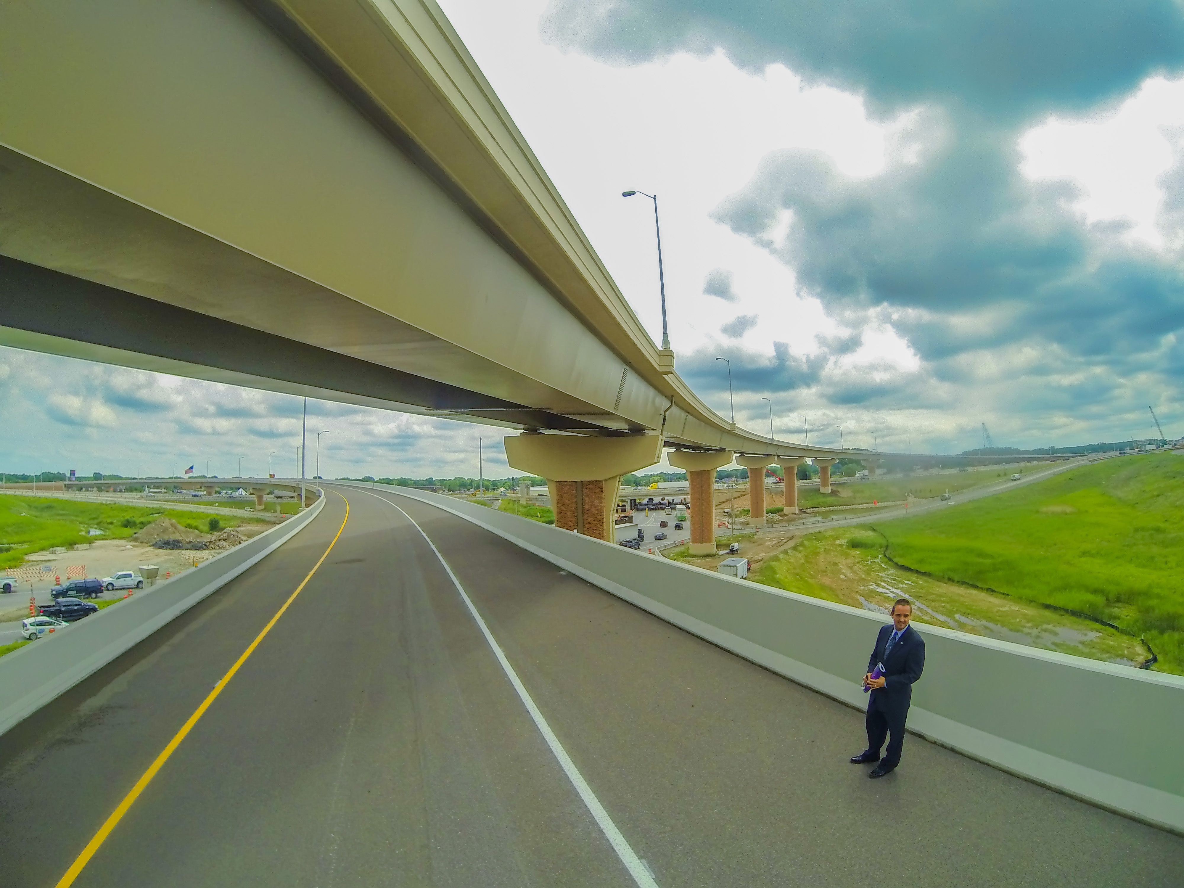 DOT Cuts the Ribbon on new U.S. 41Wisconsin 29 interchange, first